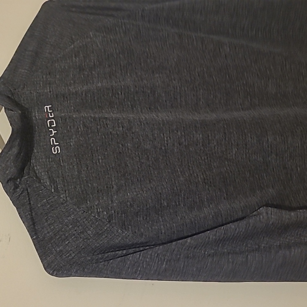 Spyder Active Gray Quarter-Zip Pullover - image 4